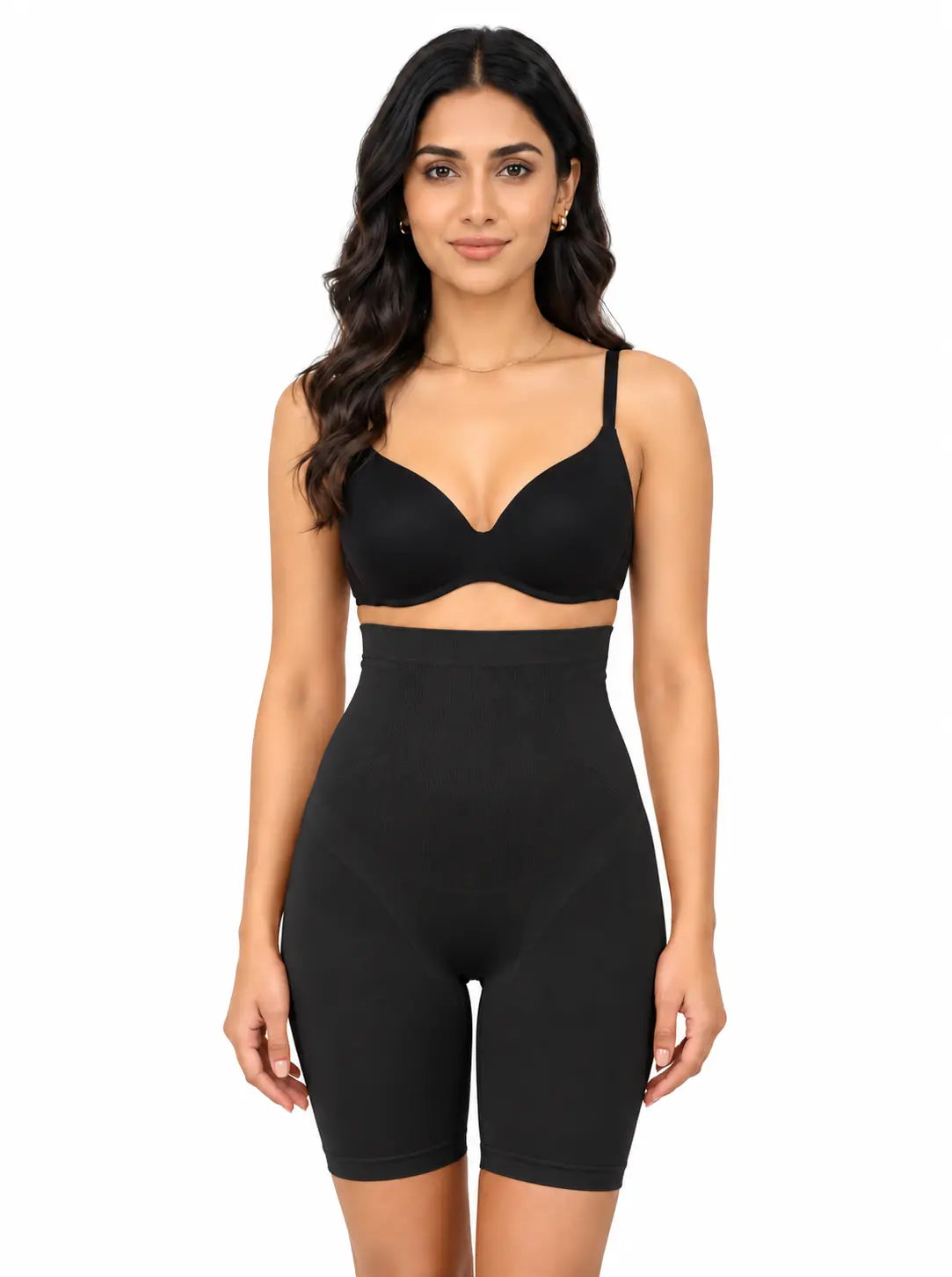 Seamless High-Waist Support Shorts
